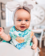 Bandana Bib - Pineapple and Banana Leaves - immispace