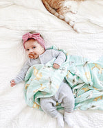 Muslin Swaddle - Yoga Cat - immispace