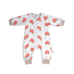 Long Sleeve Footed Sleep Sack 1.0 TOG -Fire Truck - immispace