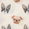 Bandana Bib - Frenchie vs Pug - immispace