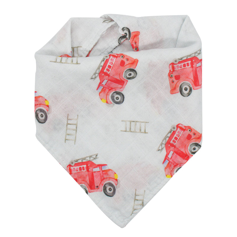 Bandana Bib - Fire Truck - immispace