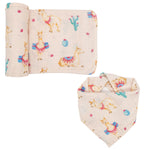 Swaddle & Bandana Bib Set - Llama - immispace