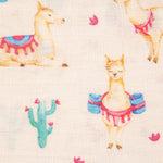 Swaddle & Bandana Bib Set - Llama - immispace