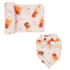 Swaddle & Bandana Bib Set - Boba Milk Tea - immispace