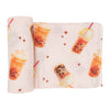 Muslin Swaddle - Boba Milk Tea - immispace