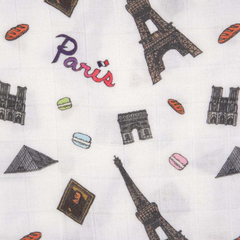 Swaddle & Bandana Bib Set - Paris - immispace