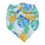 Bandana Bib - Pineapple and Banana Leaves - immispace