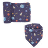 Swaddle & Bandana Bib Set - Rocket - immispace