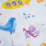 Muslin Swaddle - Undersea - immispace