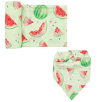 Swaddle & Bandana Bib Set - Watermelon - immispace