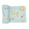 Muslin Swaddle - Yoga Cat - immispace